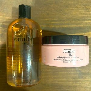 Sweet Vanilla Fig Body Soufflé and Shower Gel/Bubble Bath